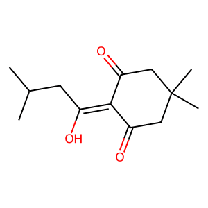 2-(1-Hydroxy-3-methylbutylidene)-5,5-dimethylcyclohexane-1,3-dione