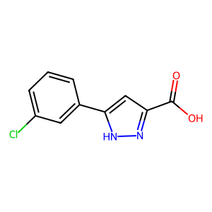 5-(3-Chlorophenyl)-1H-pyrazole-3-carboxylic acid