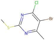 5-Bromo-4-chloro-6-methyl-2-(methylsulfanyl)pyrimidine
