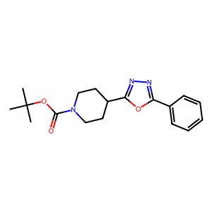 tert-Butyl 4-(5-phenyl-1,3,4-oxadiazol-2-yl)piperidine-1-carboxylate