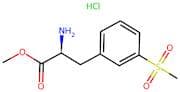 (S)-Methyl 2-amino-3-(3-(methylsulfonyl)phenyl)propanoate hydrochloride