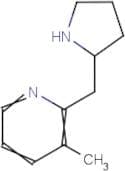 3-Methyl-2-(2-pyrrolidinylmethyl)pyridine