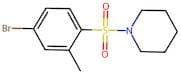 1-((4-Bromo-2-methylphenyl)sulfonyl)piperidine