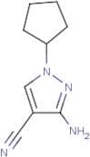 3-Amino-1-cyclopentyl-1H-pyrazole-4-carbonitrile