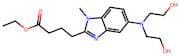 Ethyl 4-(5-(bis(2-hydroxyethyl)amino)-1-methyl-1H-benzo[d]imidazol-2-yl)butanoate
