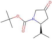 (2S)-2-Isopropyl-4-oxopyrrolidine, N-BOC protected