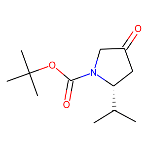 (2R)-2-Isopropyl-4-oxopyrrolidine, N-BOC protected 97%