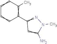 2-Methyl-5-(2-methylphenyl)pyrazol-3-amine