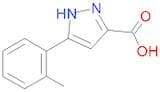 3-(2-Methylphenyl)-1H-pyrazole-5-carboxylic acid