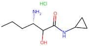 (3S)-3-Amino-N-cyclopropyl-2-hydroxyhexanamide hydrochloride