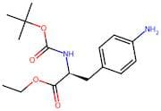 (S)-ethyl 3-(4-aminophenyl)-2-(tert-butoxycarbonylamino)propanoate
