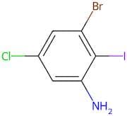 3-Bromo-5-chloro-2-iodoaniline