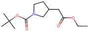 tert-Butyl 3-(2-ethoxy-2-oxoethyl)pyrrolidine-1-carboxylate