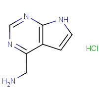 (7H-Pyrrolo[2,3-d]pyrimidin-4-yl)methanamine, HCl
