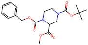 1-Benzyl 4-tert-butyl 2-methyl piperazine-1,2,4-tricarboxylate