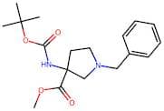 Methyl 1-benzyl-3-{[(tert-butoxy)carbonyl]amino}pyrrolidine-3-carboxylate