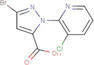 3-Bromo-1-(3-chloropyridin-2-yl)-1H-pyrazole-5-carboxylic acid