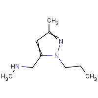 N-Methyl-1-(3-methyl-1-propyl-1H-pyrazol-5-yl)methanamine