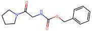 Phenylmethyl-N-[2-oxo-2-(1-pyrrolidinyl)ethyl]carbamate