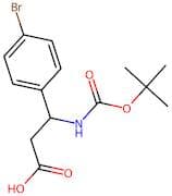 3-(4-Bromophenyl)-3-((tert-butoxycarbonyl)amino)propanoic acid