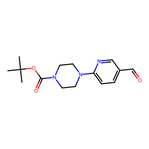 4-(5-Formylpyridin-2-yl)piperazine, N1-BOC protected
