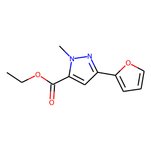Ethyl 3-(2-furyl)-1-methyl-1H-pyrazole-5-carboxylate