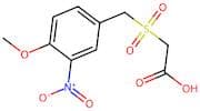 2-(4-Methoxy-3-nitrobenzylsulfonyl)acetic acid