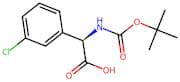 (R)-2-((tert-Butoxycarbonyl)amino)-2-(3-chlorophenyl)acetic acid