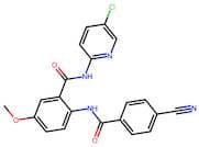 N-(5-chloropyridin-2-yl)-2-(4-cyanobenzamido)-5-methoxybenzamide