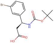 (S)-3-(3-Bromophenyl)-3-((tert-butoxycarbonyl)amino)propanoic acid
