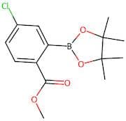 Methyl 4-chloro-2-(4,4,5,5-tetramethyl-1,3,2-dioxaborolan-2-yl)benzoate
