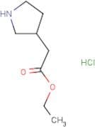 Ethyl 2-(pyrrolidin-3-yl)acetate hydrochloride
