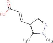(2E)-3-(1,5-Dimethyl-1H-pyrazol-4-yl)acrylic acid