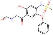 N-(2-(2-Hydroxy-4-(methylsulfonamido)-5-phenoxyphenyl)-2-oxoethyl)formamide
