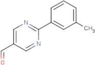 2-(3-Methylphenyl)pyrimidine-5-carbaldehyde