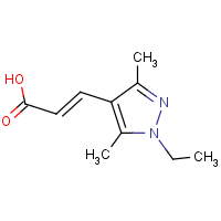 3-(1-Ethyl-3,5-dimethyl-1H-pyrazol-4-yl)prop-2-enoic acid