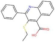 3-(Ethylthio)-2-phenylquinoline-4-carboxylic acid