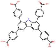 4,4',4'',4'''-(9H-Carbazole-1,3,6,8-tetrayl)tetrabenzoic acid