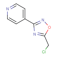 4-[5-(Chloromethyl)-1,2,4-oxadiazol-3-yl]pyridine