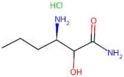 (3R)-3-Amino-2-hydroxyhexanamide hydrochloride