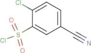 2-Chloro-5-cyanobenzene-1-sulfonyl chloride