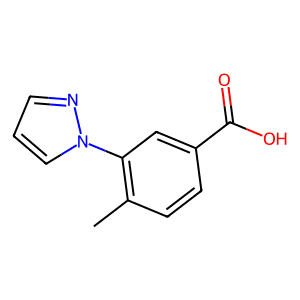 4-Methyl-3-(1H-pyrazol-1-yl)benzoic acid