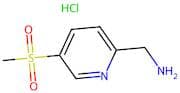 (5-(Methylsulfonyl)pyridin-2-yl)methanamine hydrochloride