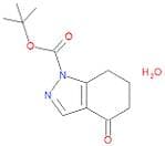 4-Oxo-4,5,6,7-tetrahydro-indazole-1-carboxylic acid tert-butyl ester hydrate