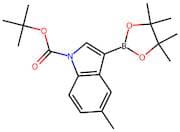 Tert-butyl 5-methyl-3-(4,4,5,5-tetramethyl-1,3,2-dioxaborolan-2-yl)-1H-indole-1-carboxylate