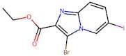 Ethyl 3-bromo-6-iodoimidazo[1,2-a]pyridine-2-carboxylate