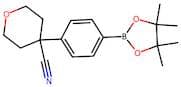 4-(4-(4,4,5,5-Tetramethyl-1,3,2-dioxaborolan-2-yl)phenyl)tetrahydro-2H-pyran-4-carbonitrile