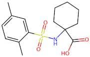 1-((2,5-Dimethylphenyl)sulfonamido)cyclohexane-1-carboxylic acid