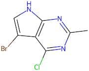 5-Bromo-4-chloro-2-methyl-7H-pyrrolo[2,3-d]pyrimidine