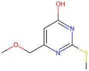4-Hydroxy-6-(methoxymethyl)-2-(methylthio)pyrimidine